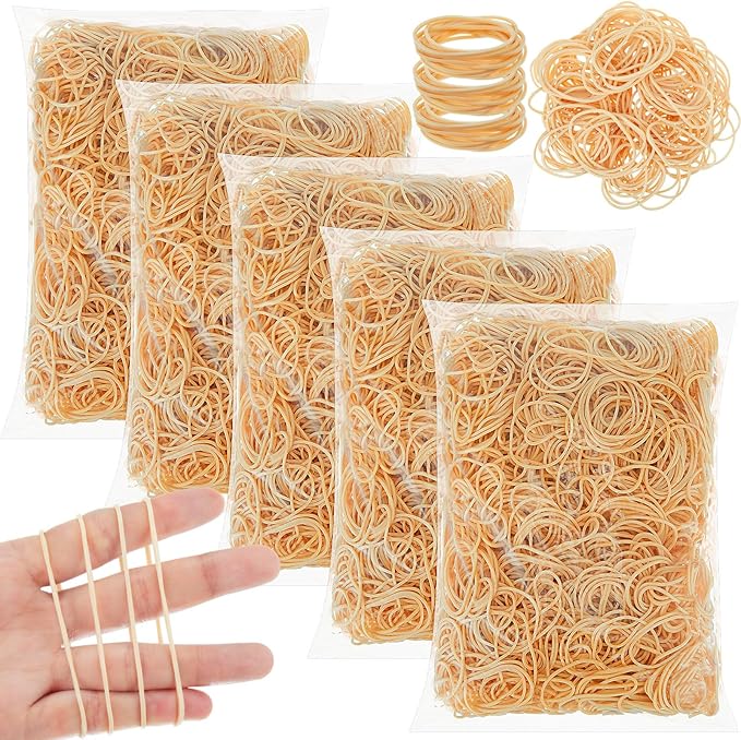 Marspark Rubber Bands Bulk Elastic Rubber Bands 5 lb File Folder Strong Elastic by Marspark