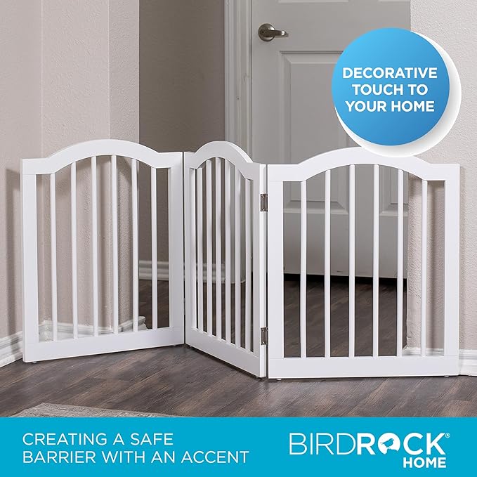 INTERNET'S BEST Arched Top Dog Gate | 3 Panel, and Porch | Portable, Extra Wide - Image 4