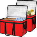 Bodaon Large 2-Pack Insulated Food Delivery Bag, XXXL Grocery by Bodaon