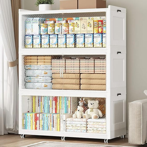 150Gal Extra Large Stackable Storage Bins by KUYIGAME