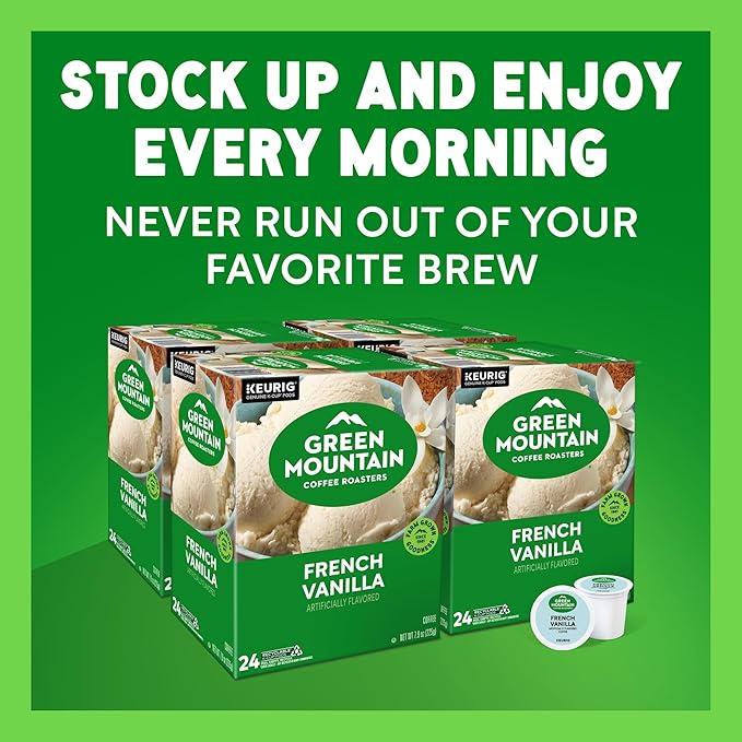 Green Mountain Coffee Roasters French Vanilla Coffee, Keurig Single-Serve K-Cup - Image 15