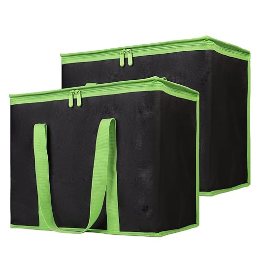 Bodaon 2-Pack Insulated Pizza Delivery Bags, X-Large Reusable Grocery Shopping by Bodaon