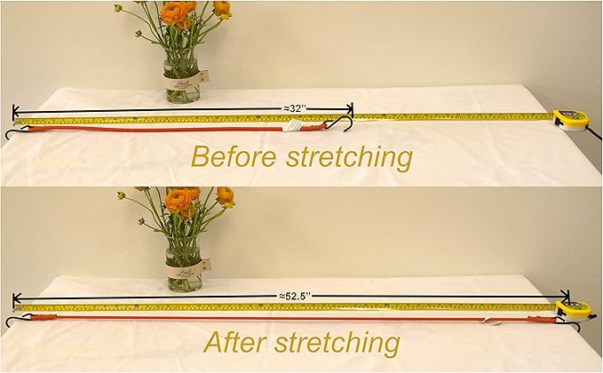 Bungee Cords with Hooks, 3/8 Inch Thick Round Bungee Cord Heavy Duty Strong - Image 3