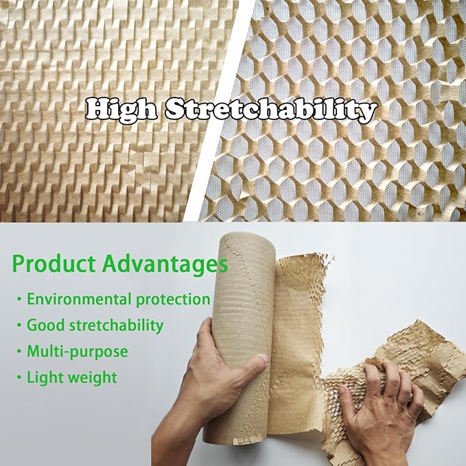 Honeycomb Packing Paper 12" W x 330' L Packing Paper - Image 3