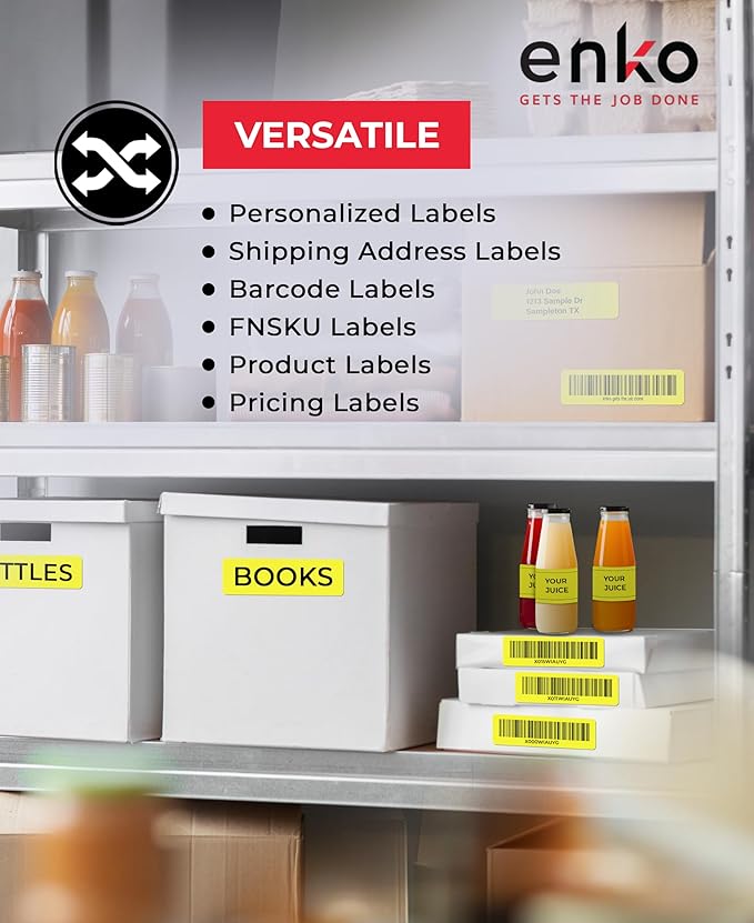 enKo Address, Shipping & Barcode Labels 30252 - Image 5