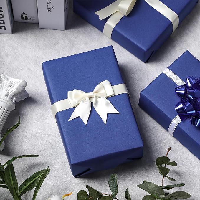 RUSPEPA Light Navy Blue Kraft Paper Roll - Image 5