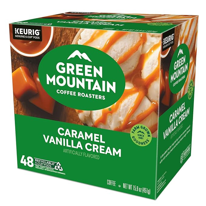 Green Mountain Coffee Roasters Caramel Vanilla Cream, Single-Serve Keurig K-Cup - Image 19
