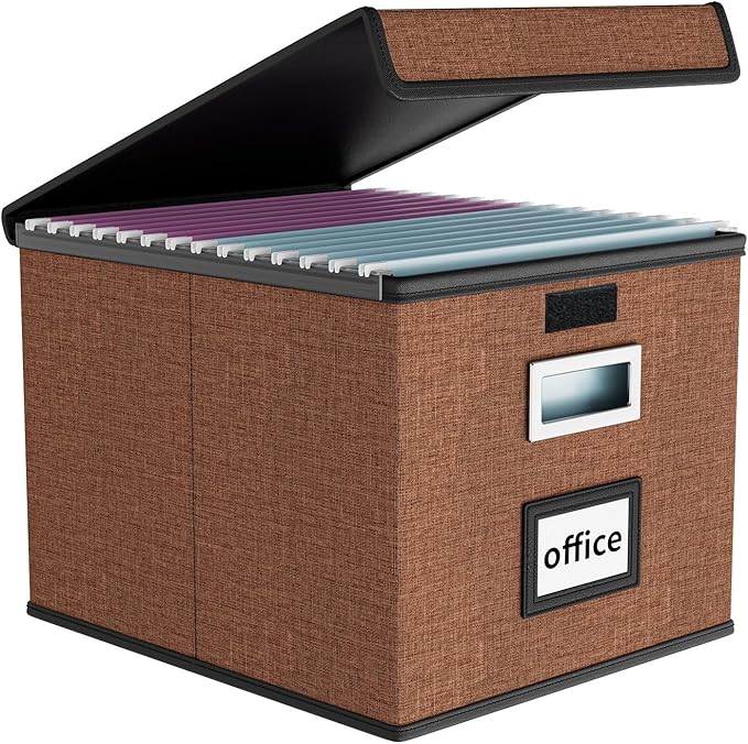 Huolewa Upgrade Portable File Organizer Box by Huolewa
