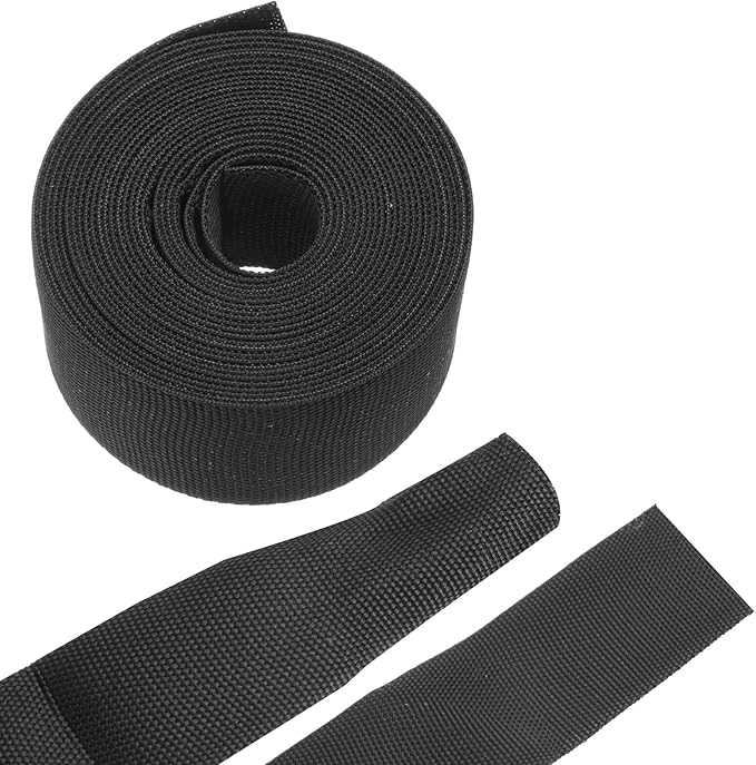 MECCANIXITY Braided Cable Sleeves Heat Shrinkable Fabric Sleeving, 1 3/8" 16ft by MECCANIXITY