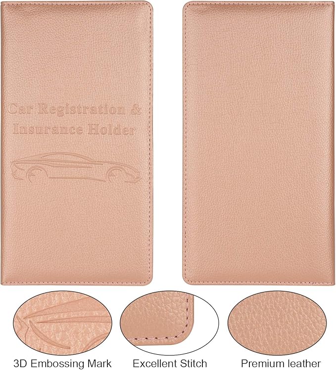 Cacturism Car Registration and Insurance Holder, Vehicle Glove Box Car - Image 4