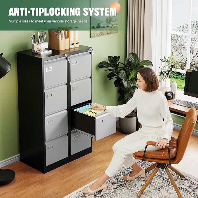 Letaya 4 Drawer File Cabinet - Image 7