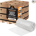 Xpose Safety Clear Plastic Sheeting – 12' x 100' Rolls – Heavy Duty 5.2 Mil by XposeSafety