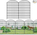 Metal Garden Fence 48in x 12.7ft, 5 Panels + 6 Stakes Dog Fence Border Fence by FOREHOGARGARDEN%EF%BC%86HOME
