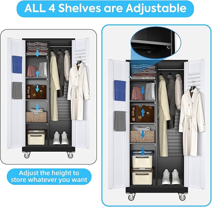 Broom Closet Storage Cabinet - Image 5