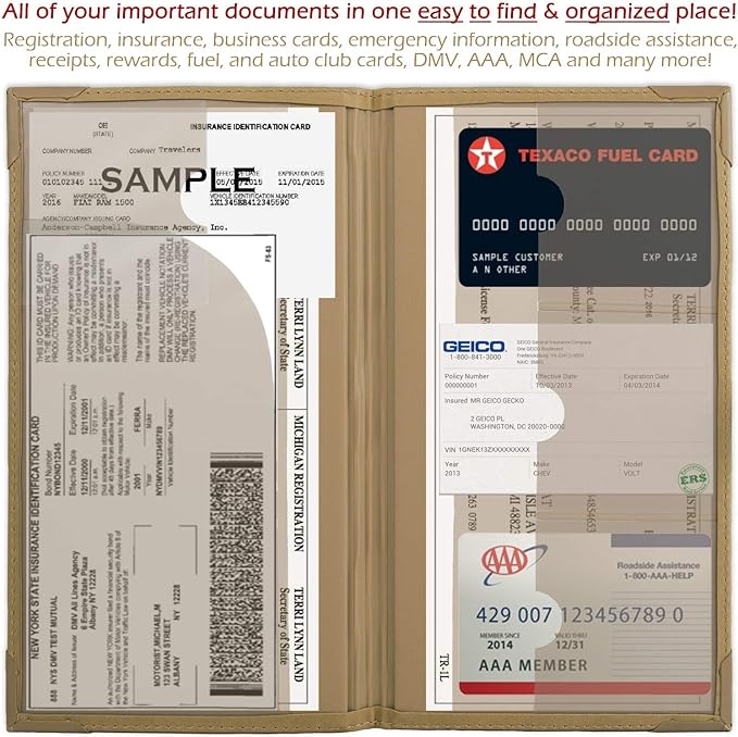 Auto Insurance and Registration Card Holder - Image 4