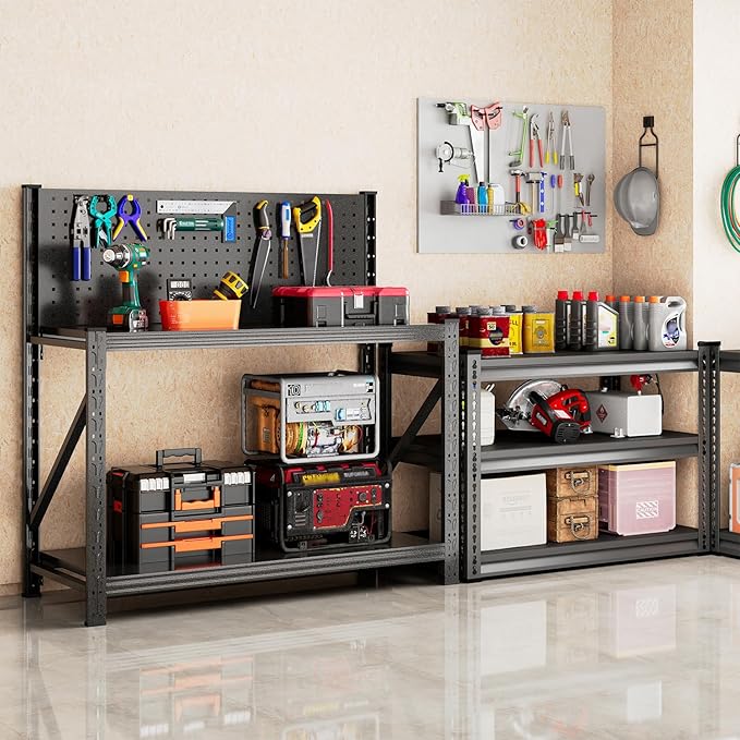Widened Metal Garage Shelving Unit - Image 2
