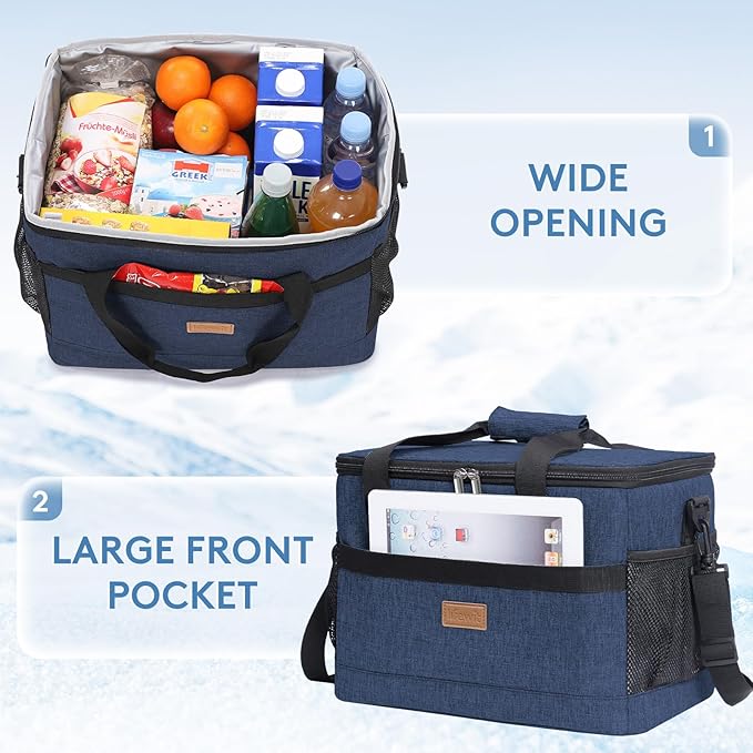 Lifewit Cooler Bag 30/50/60 Cans Collapsible and Insulated Large Lunch Bag - Image 5