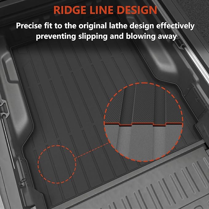 KARPAL Truck Bed Mat for Ford Maverick 2022-2026 Hybrid & Gasoline, All Weather - Image 3
