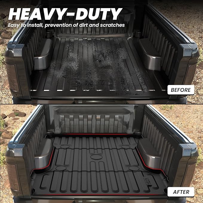 LASFIT 6FT4 Truck Bed Mat for Ram 1500 2006-2018 & Ram 2500/3500 2006-2026 & - Image 5