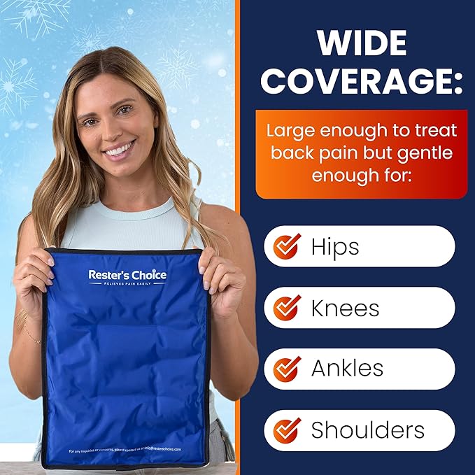 Gel Soft Flexible Ice Pack for Injuries Reusable - Image 2