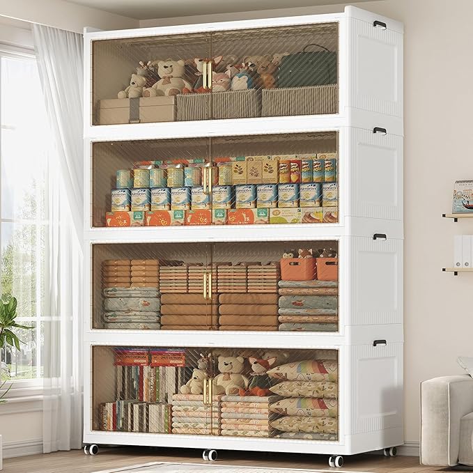 320Gal Extra Large Stackable Storage Bins by KUYIGAME