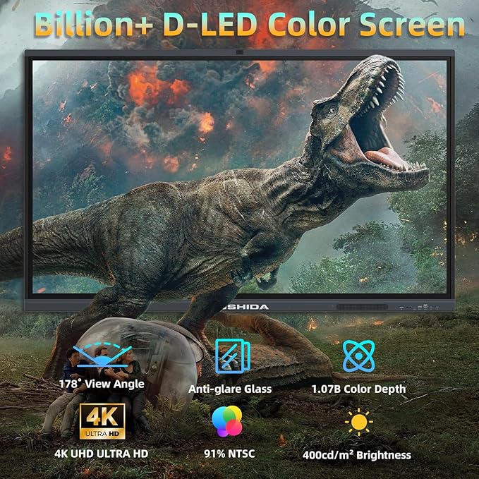 65" Smart Board Google EDLA-Certified 4K Interactive Whiteboard SmartBoard - Image 2