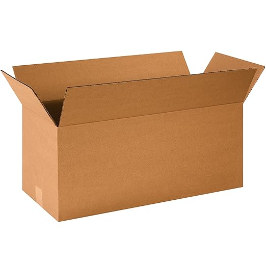 BOX USA Shipping Boxes 24"L x 10"W x 10"H 25-Pack Long Corrugated Boxes by BOXUSA