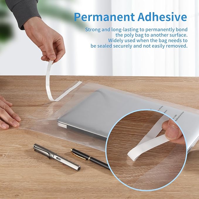 iMailer - 500 Pcs - 6" x 9", Suffocation Warning Self Seal Clear Plastic Poly - Image 3