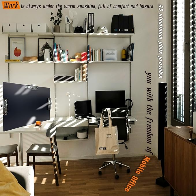 Aluminum 11x17 Clipboard A3 Metal Stainless Hangable Clipboards - Image 5