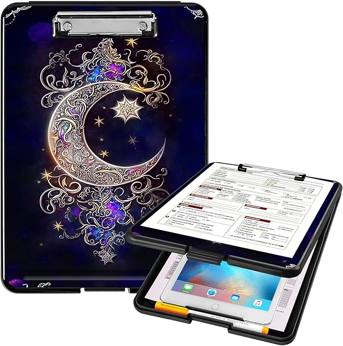 A4 Clipboards, Heavy Duty Waterproof Nursing Plastic Folder Clipboard by Unknown