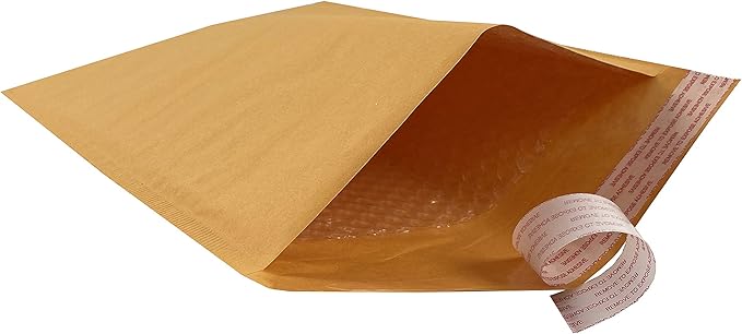 Amazon Basics - Kraft Bubble Mailer, 10.5" x 16" by AmazonBasics