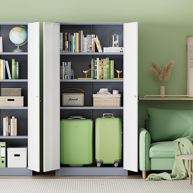 INTERGREAT Metal Storage Cabinet, Storage Locker - Image 8