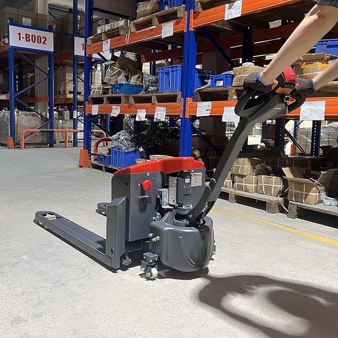 4400lbs Lithium-ion Electric Pallet Jack, 48V 50Ah Battery, Walkie Type Truck - Image 8