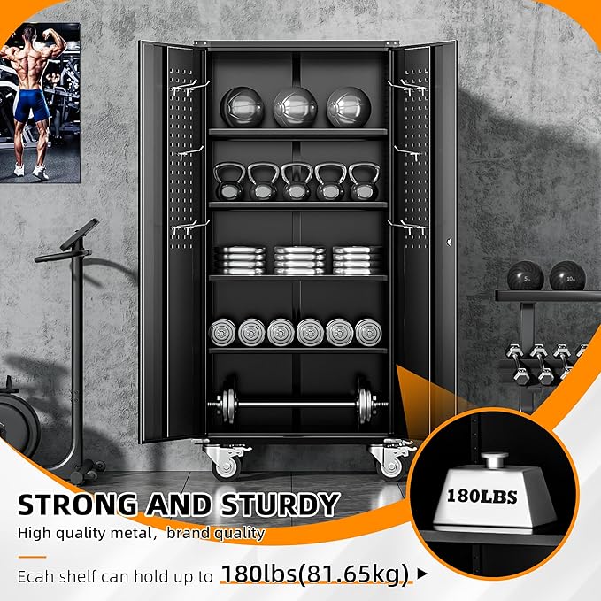 INTERGREAT Metal Storage Cabinet - Image 6