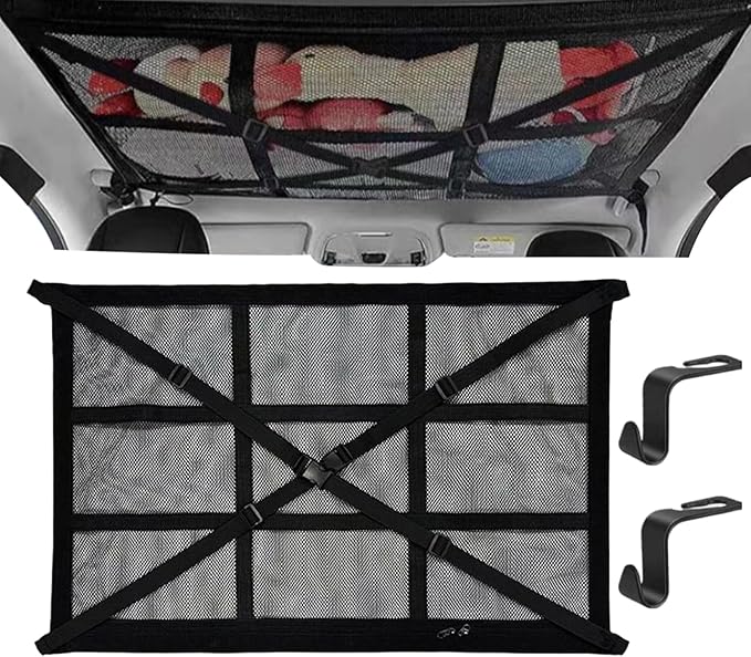 Car Ceiling Cargo Net by Unknown
