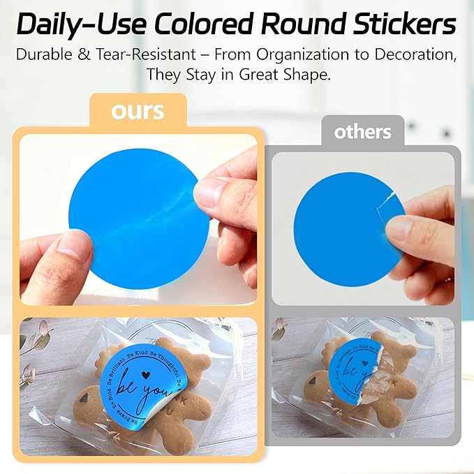 2 inch Dot Stickers Labels Circle Garage Sale Sticker 750Pcs Round Thermal - Image 5
