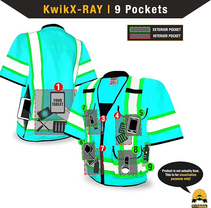 KwikSafety - Charlotte, NC - GODFATHER Safety Vest ANSI OSHA - Image 6