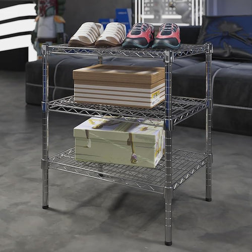 18" Deep x 24" Wide x 27" Height Wire Shelving Kit | 3-Tier | NSF Commercial - Image 2