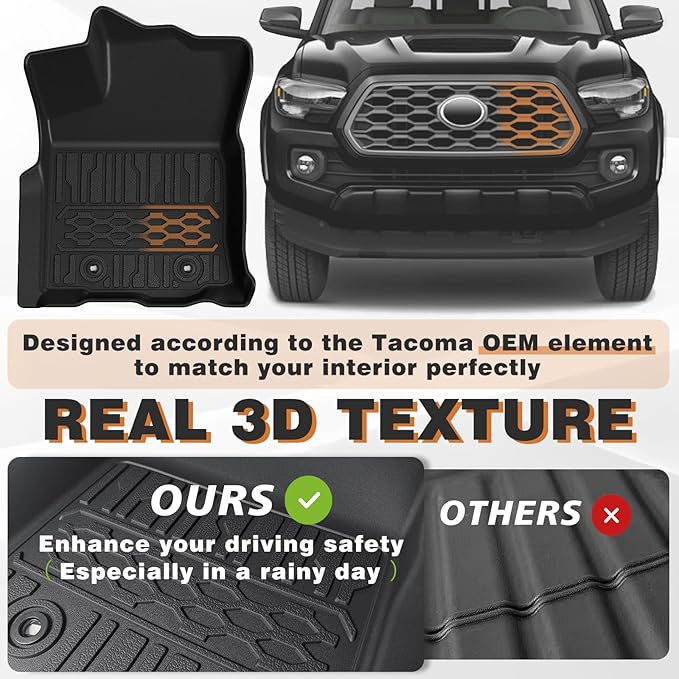TripleAliners Floor Mats All Weather Compatible - Image 3