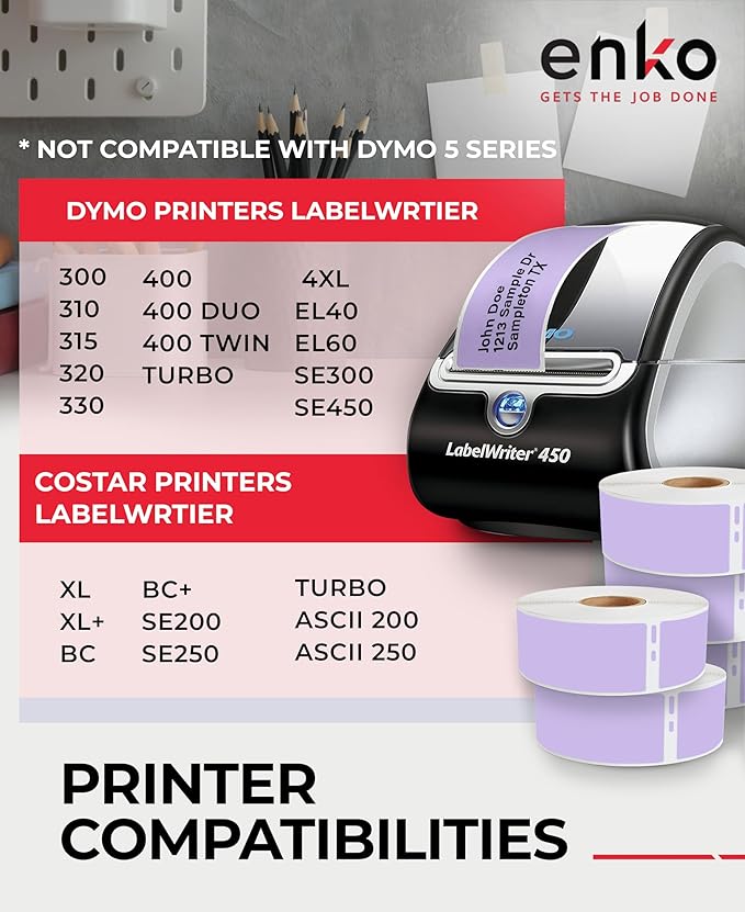 enKo Address, Shipping & Barcode Labels 30252 - Image 4