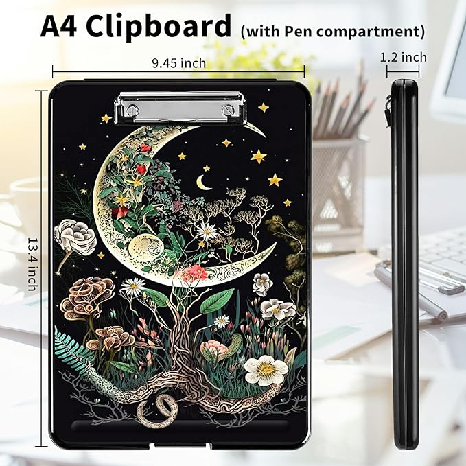 A4 Clipboards, Heavy Duty Waterproof Nursing Plastic Folder Clipboard - Image 2