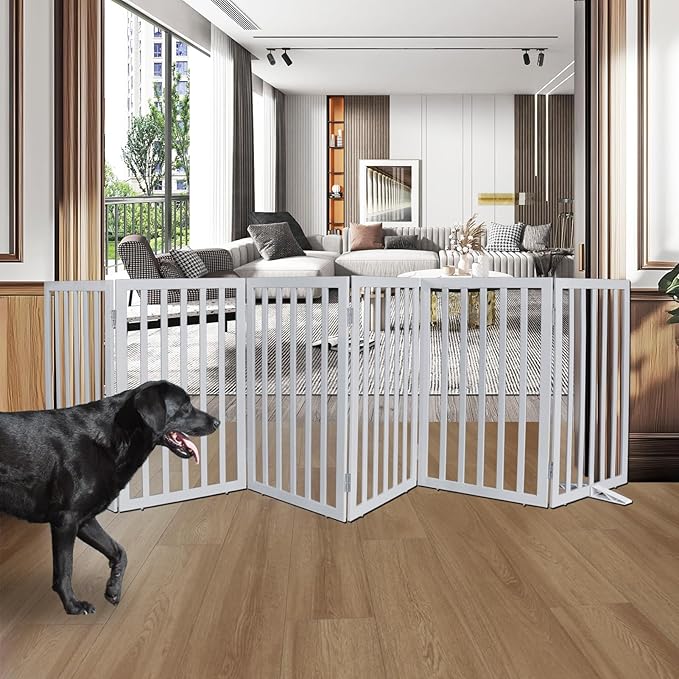 ZJSF Freestanding Indoor Dog Gate by ZJSF