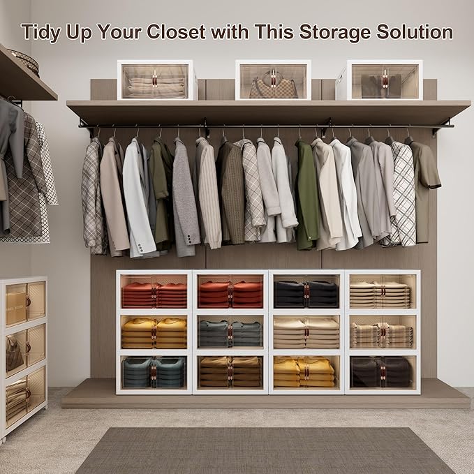JOYMOOP Foldable Storage Cabinet Top Cover, Fits XXL Storage Boxes, Dustproof - Image 3