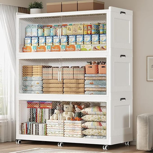 240Gal Extra Large Stackable Storage Bins by KUYIGAME