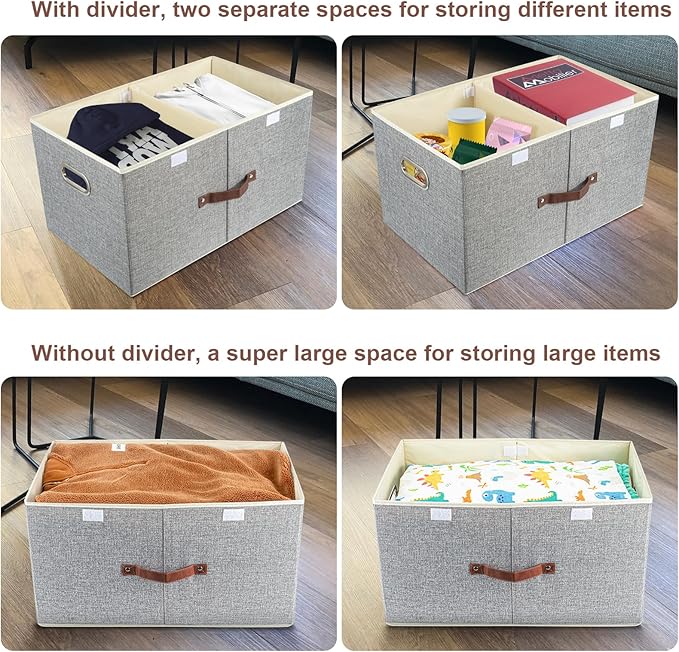 TYEERS Extra Large Collapsible Storage Bins - Image 3
