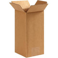 BOX USA Shipping Boxes 4"L x 4"W x 8"H, Storage Box by BOXUSA