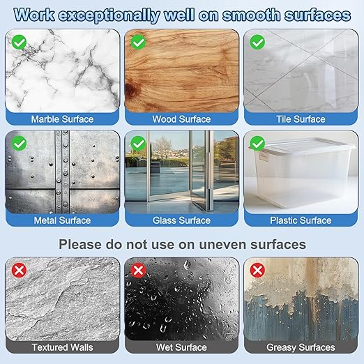 uxcell 50Pcs Double Sided Adhesive Pads, 1.38" x 1.38" Clear Removable Heavy - Image 6