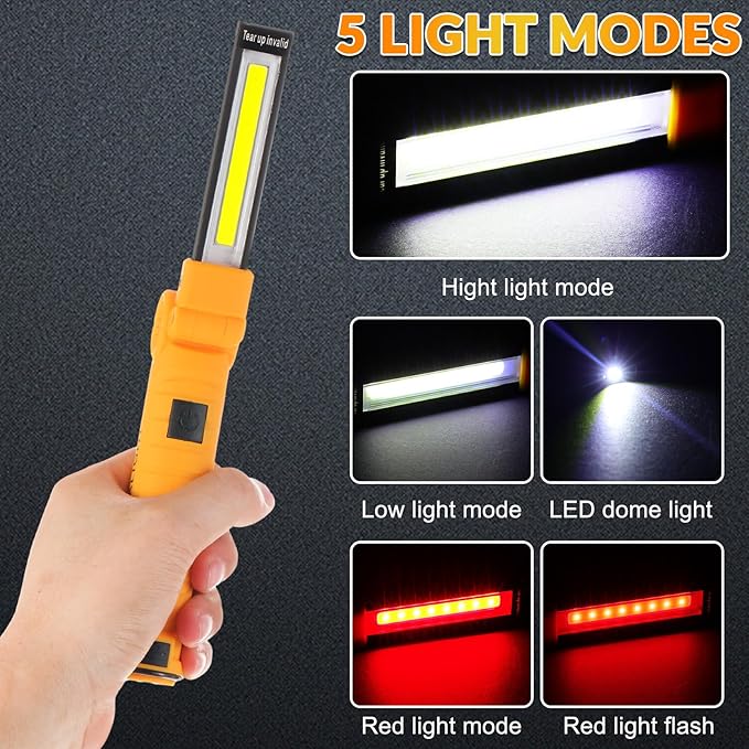 Mudder 6 Pcs LED Work Flashlights - Image 4