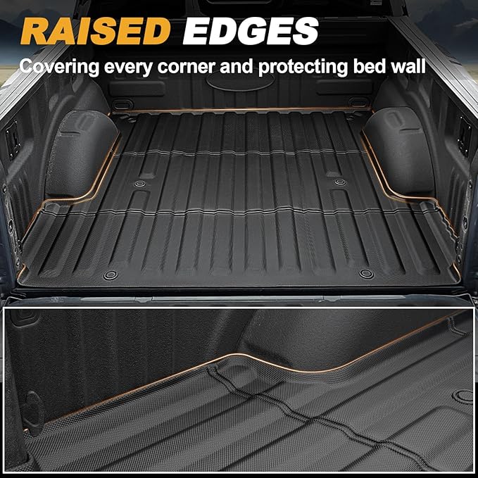 Truck Bed Mat for Ford F150 2015-2025, All Weather Trunk Bed Liner for 2025 - Image 4