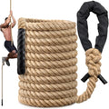 Climbing Rope Gym Workout - 10FT 15FT 20FT 25FT 30FT 35FT Heavy Duty Jute Thick by HOME